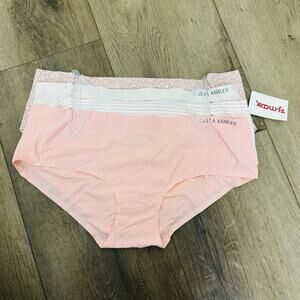 Laura Ashley Seamless Pink Bikini Underwear Bundle Of 3 Women’s Size XL